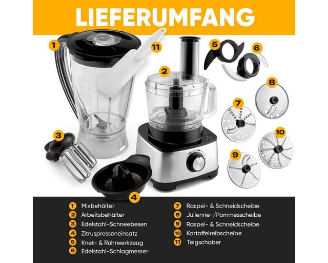 Kompakt-Küchenmaschine PC-KM 1063