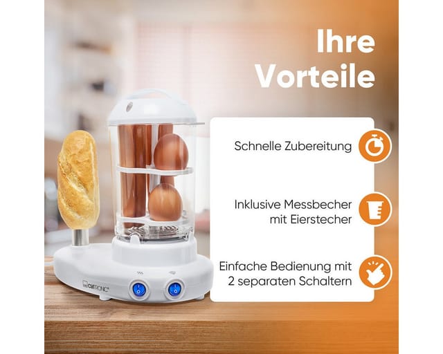 Hot Dog Maker inkl. Eierkocher 3420 EK N