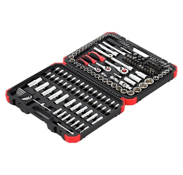 Red Steckschlüssel-Satz, 1/4" + 3/8" + 1/2", 172-teilig