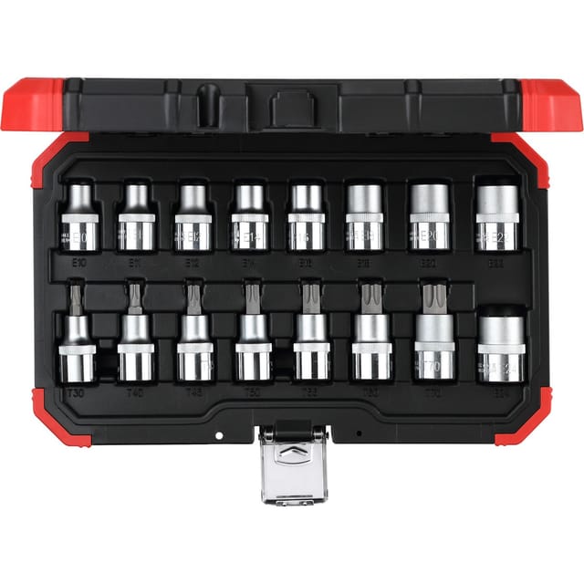 Red Steckschlüssel-Satz 1/2", Sechsrund, 16-teilig