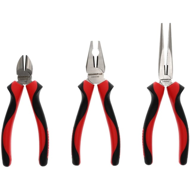 red Zangen-Satz 2K-Griff, 3-teilig, Zangen-Set