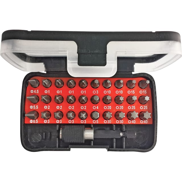 Red Bit-Box 1/4", 32-teilig, Bit-Satz