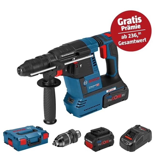 Akku-Bohrhammer GBH 18V-26 F Professional, 18Volt