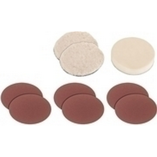 Polierhauben- / Schleifscheiben-Set, für CC-PO 1100/ 1/ 2 E