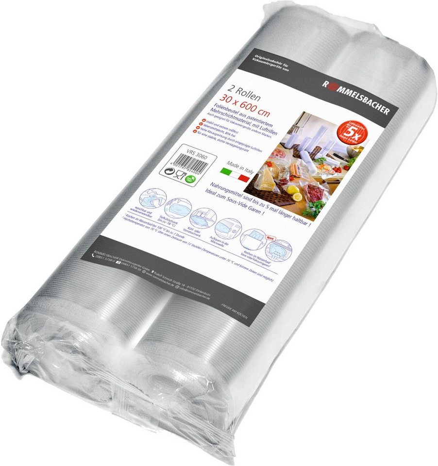 Folienrolle VRS 3060, 30cm x 6 Meter, Vakuumier-Folien