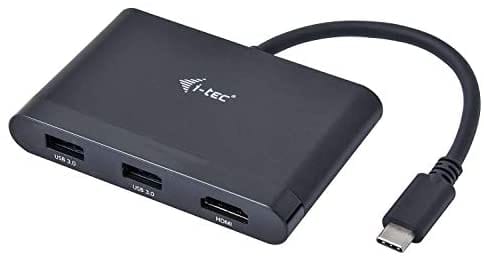 USB 3.2 Gen 1 Multiport-Hub, USB-C Stecker > 2x USB-A Buchse + HDMI Buchse, Adapter