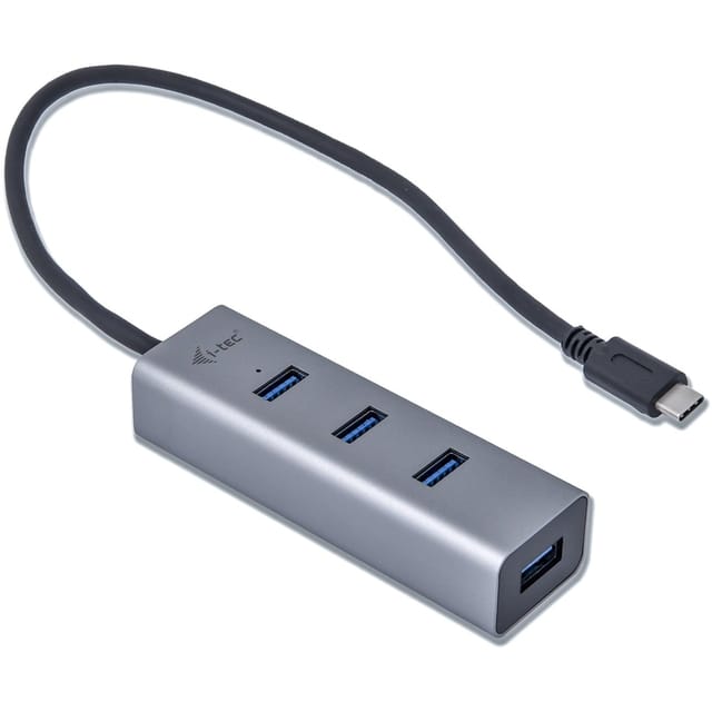 USB-C Metal HUB 4 Port, USB-Hub