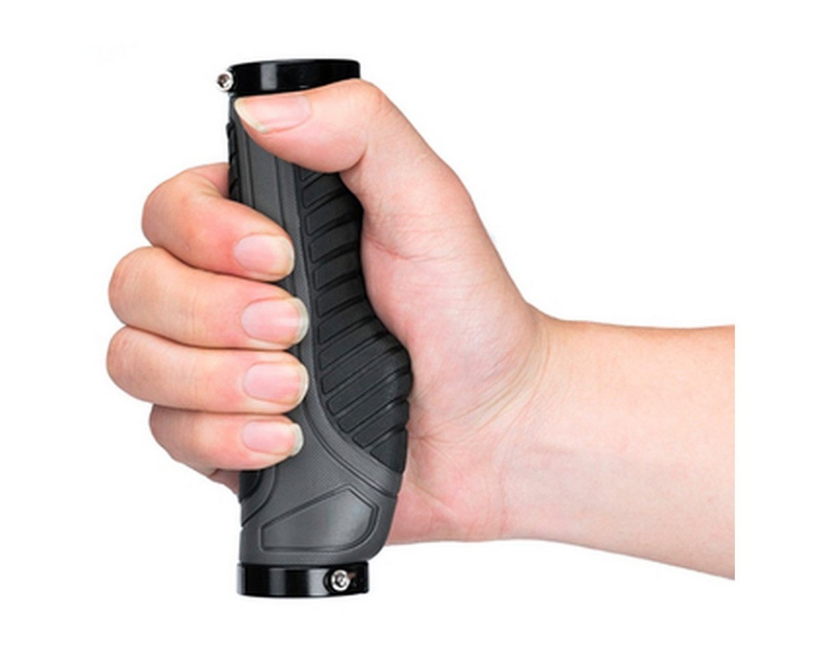 Ergonomische Fahrradgriffe, Durchmesser 22 Mm, Grau