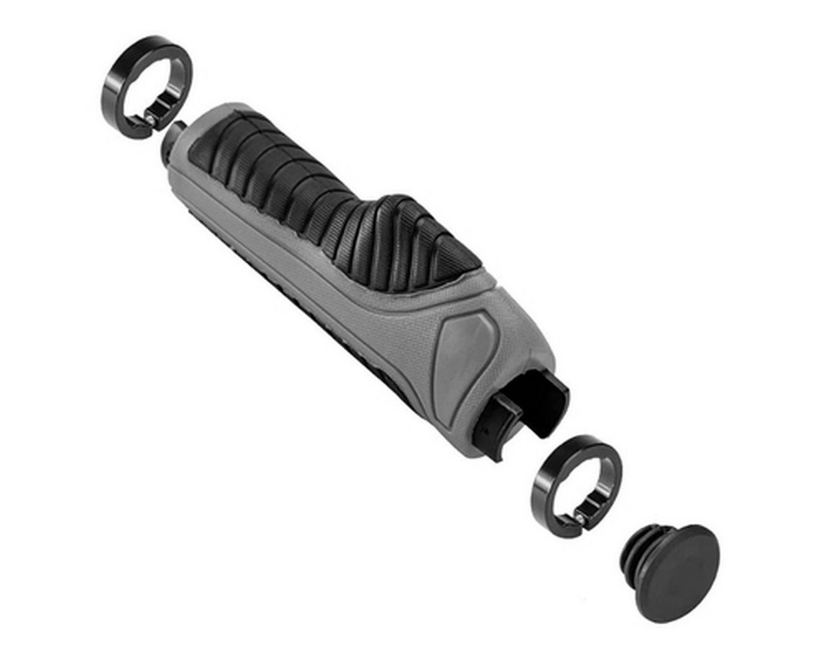 Ergonomische Fahrradgriffe, Durchmesser 22 Mm, Grau Bild 4