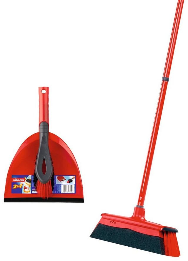 DuActiva Besen mit 2in1 Kehrset