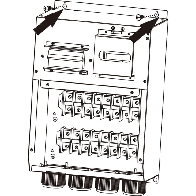 PowerWalker Wartungs-Bypassschalter Terminal block 3/3 MBS 30K