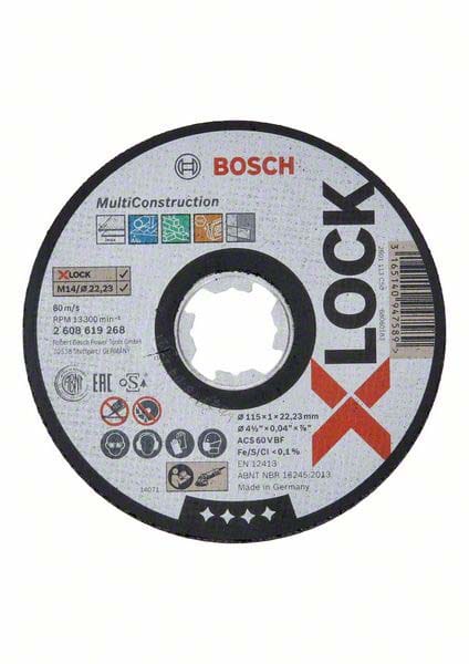 PRO Multi Construction X-LOCK Trennscheibe, Ø 115mm