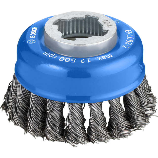 PRO Metal heavy X-Lock Topfbürste, Ø 75mm, gezopft
