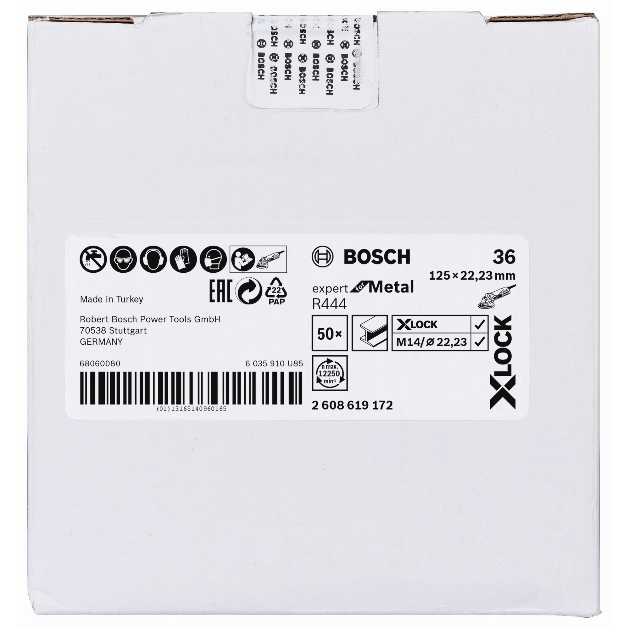 X-LOCK Fiberschleifscheibe R444 Expert for Metal, Ø 125mm, K36 Bild 2