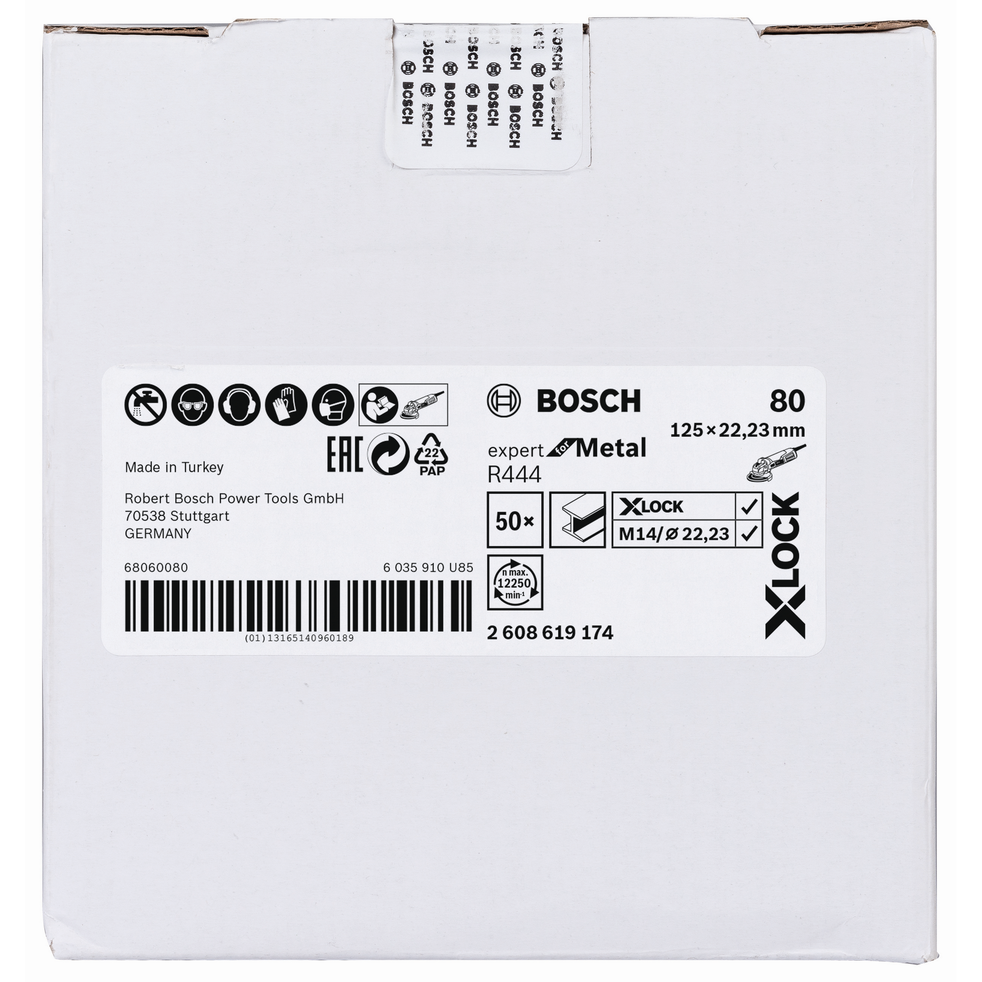 X-LOCK Fiberschleifscheibe R444 Expert for Metal, Ø 125mm, K80 Bild 2