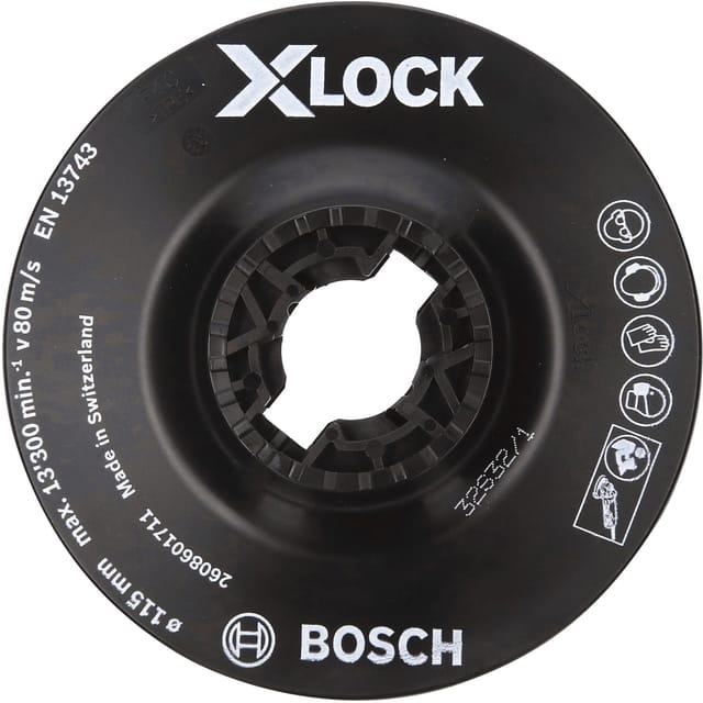 PRO Backing Pad, X-LOCK Stützteller weich, Ø 115mm, Schleifteller