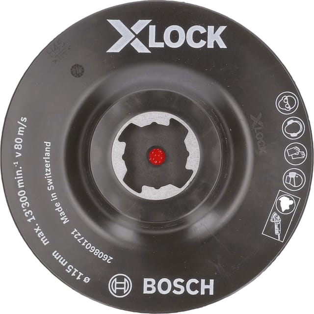 PRO Backing Pad, X-LOCK Stützteller Klettverschluss, Ø 115mm, Schleifteller