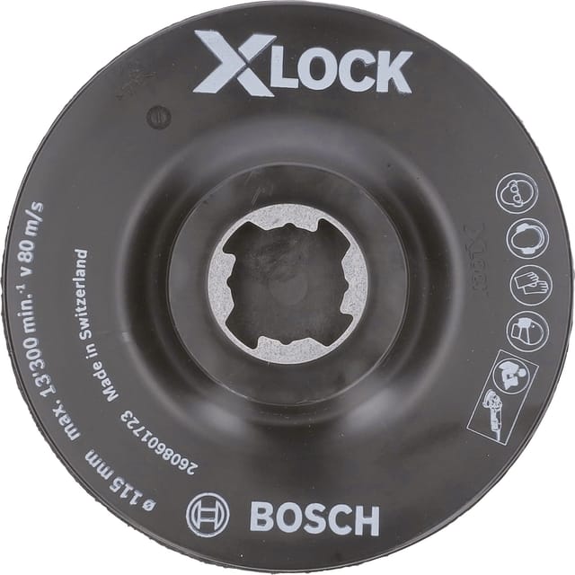 PRO Backing Pad, X-LOCK SCM Stützteller mit Mittelstift, Ø 115mm, Schleifteller
