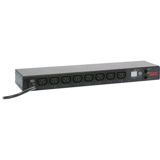 Rack PDU, mit Schaltfunktion, 1 HE, 12 A/208 V, 10 A/230 V, (8) C13, Verteiler