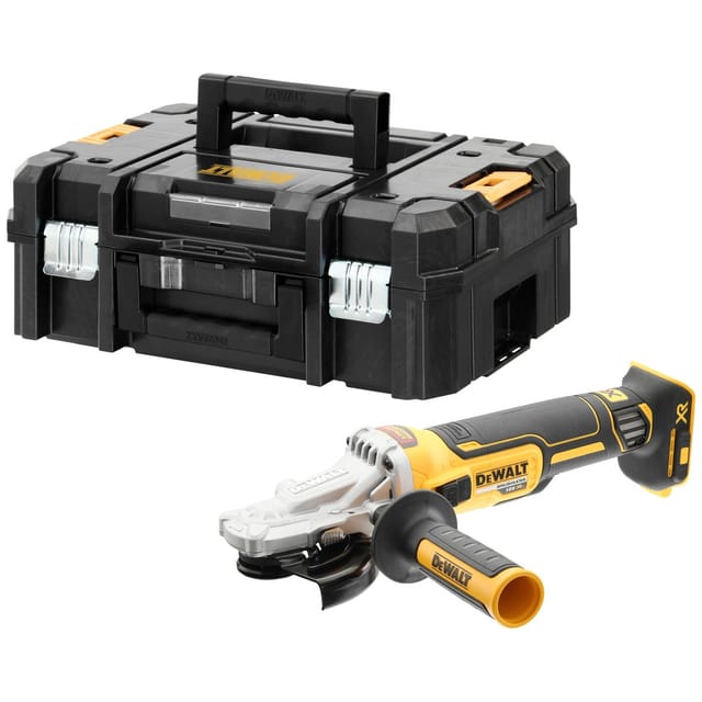 Akku-Flachkopf-Winkelschleifer DCG405FNT, 18Volt