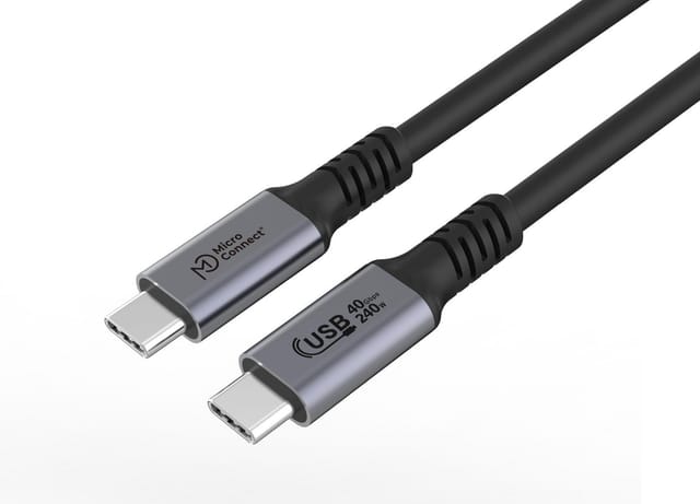 Microconnect Premium-kabel Usb4 Gen 3x2 Usb-c 3m 40gbps, 240w, Usb4cc3-240w