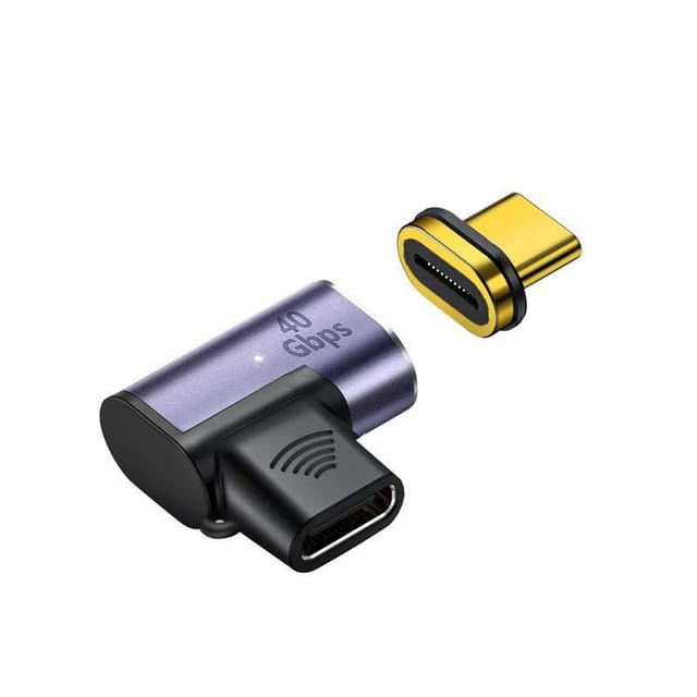 Microconnect Magnetischer Usb4 Gen 3x2 90° Adapter 1100903, Mc-usb4ccmf-magnetic