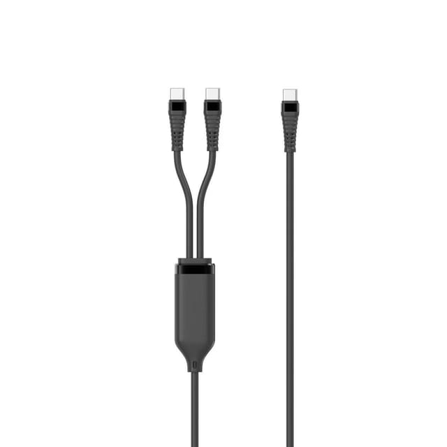 Microconnect Splitter 1x Usb-c Auf 2x Usb-c Pd100w, 1,55m, Mc-2xusbc-100w