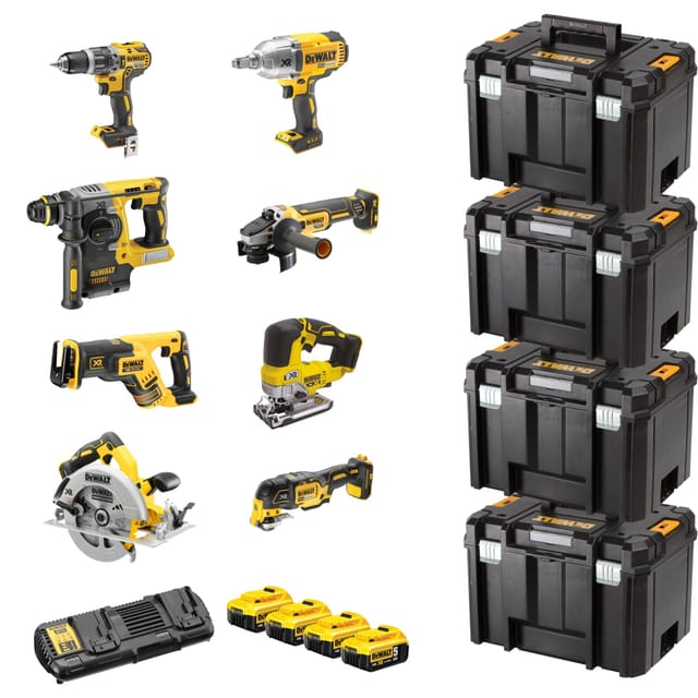 Akku-Kombopack DCK865P4T, 18Volt, Schlagbohrschrauber