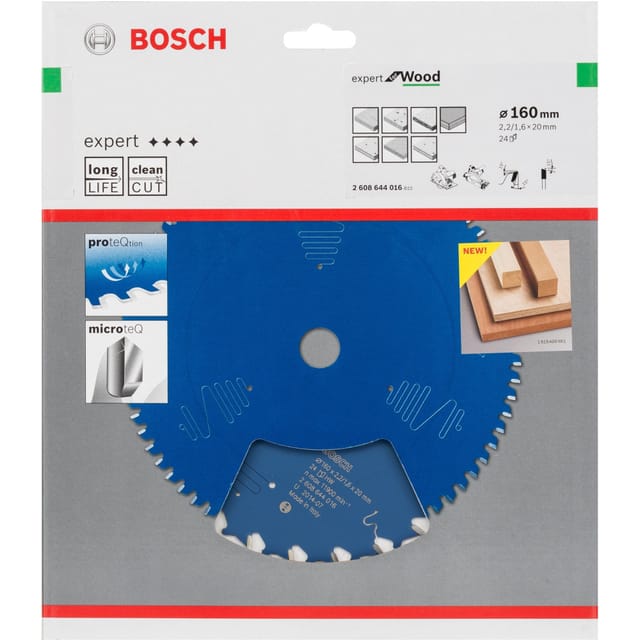 EXPERT Wood Kreissägeblatt, Ø 160mm, 24Z