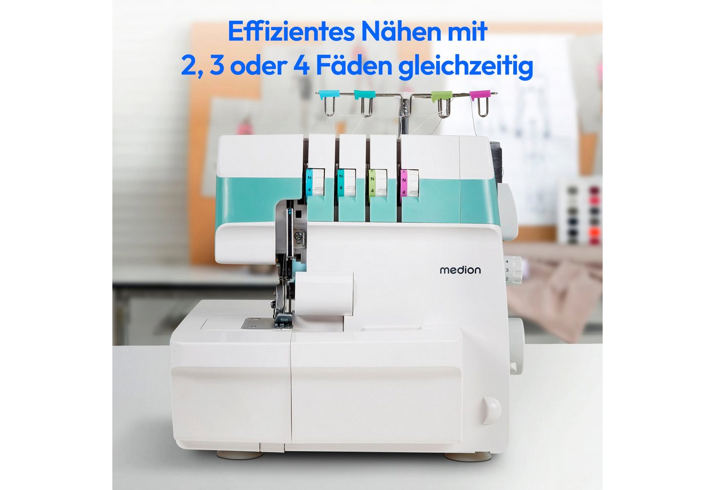 Medion So 90 Nähmaschine Türkis Leistungsstark