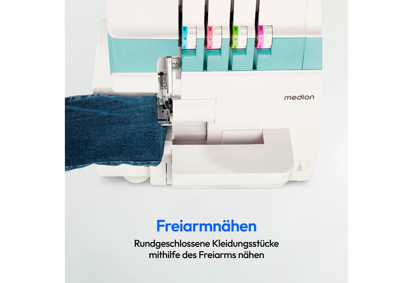Medion So 90 Nähmaschine Türkis Leistungsstark Bild 3
