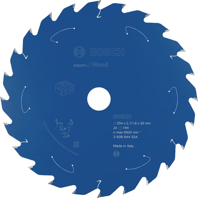 EXPERT Wood Kreissägeblatt, Ø 254mm, 24Z