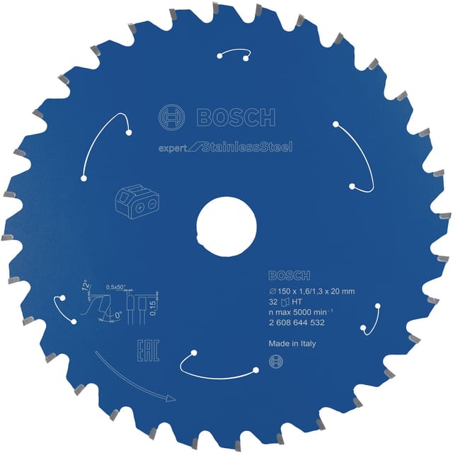 EXPERT Stainless Steel Kreissägeblatt, Ø 150mm, 32Z