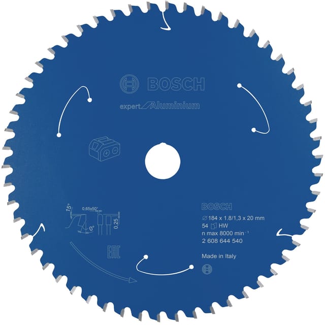 Kreissägeblatt Expert for Aluminium, Ø 184mm, 54Z