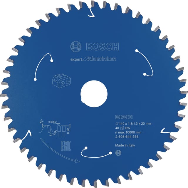 Kreissägeblatt Expert for Aluminium, Ø 140mm, 48Z