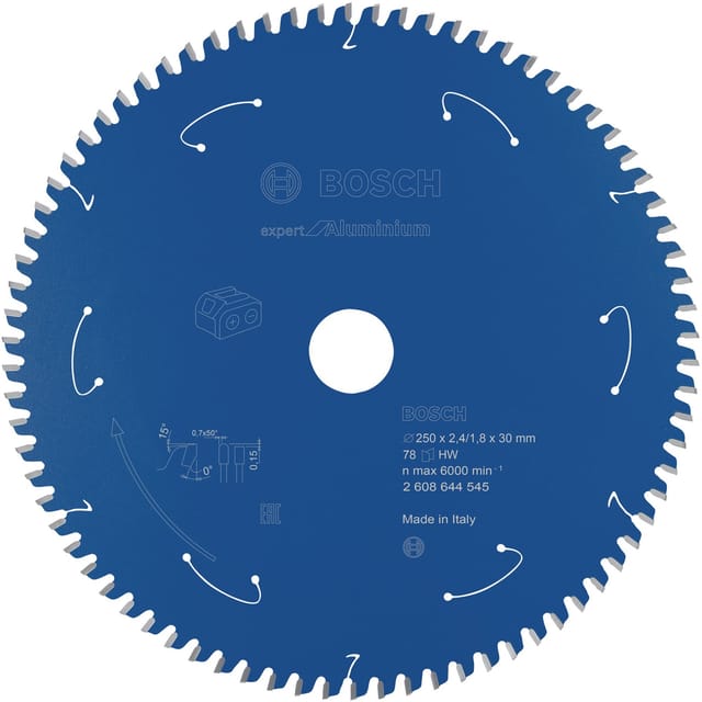 Kreissägeblatt Expert for Aluminium, Ø 250mm, 78Z