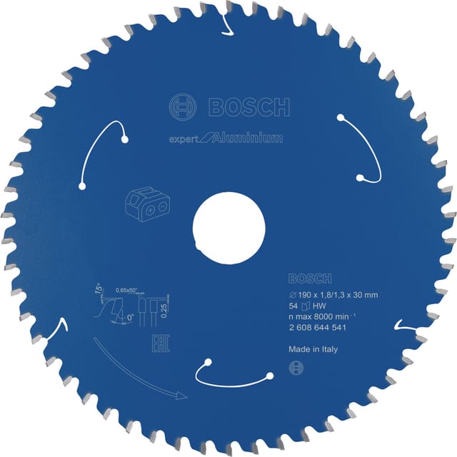 Kreissägeblatt Expert for Aluminium, Ø 190mm, 54Z