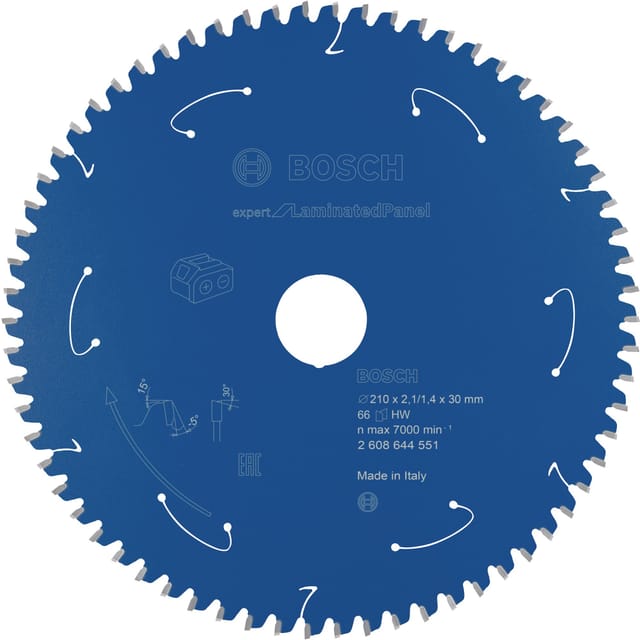 Kreissägeblatt Expert for Laminated Panel, Ø 210mm, 66Z
