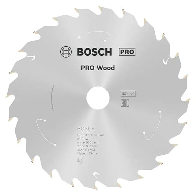 PRO Wood cordless Kreissägeblatt, Ø 160mm, 24Z