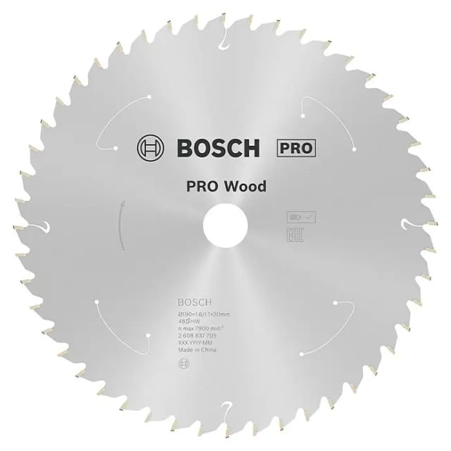 PRO Wood cordless Kreissägeblatt, Ø 190mm, 48Z