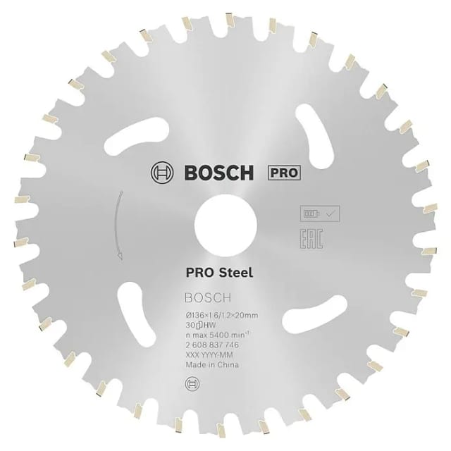 PRO Steel cordless Kreissägeblatt, Ø 136mm, 30Z