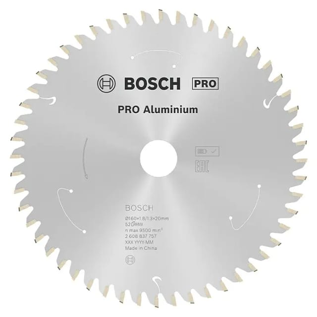 PRO Aluminium cordless Kreissägeblatt, Ø 160mm, 52Z