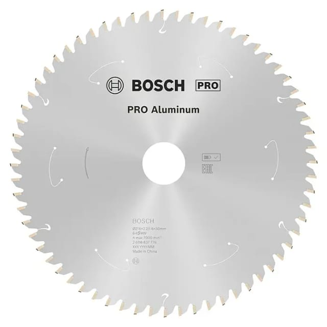 PRO Aluminium cordless Kreissägeblatt, Ø 216mm, 64Z