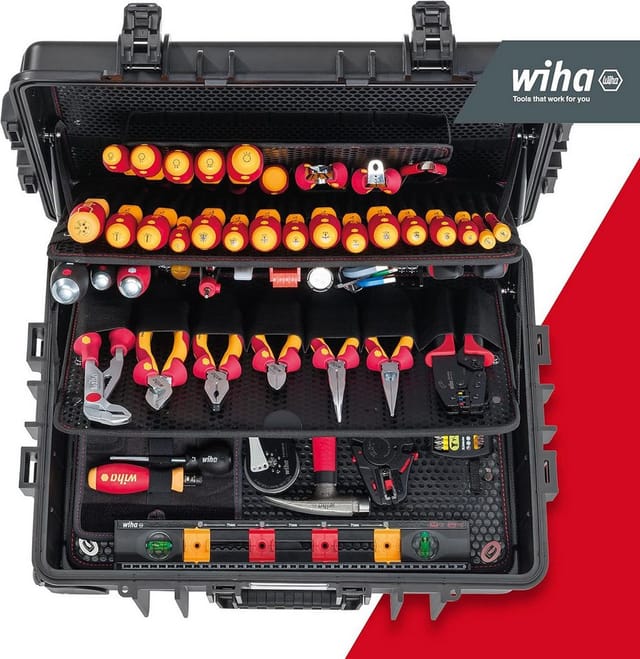 Werkzeug-Set Elektriker Competence XXL II