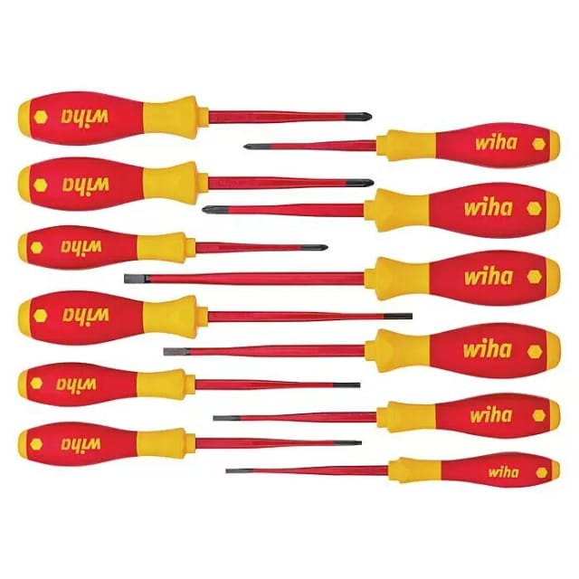 Schraubendreher-Set SoftFinish electric slimFix, 12-teilig