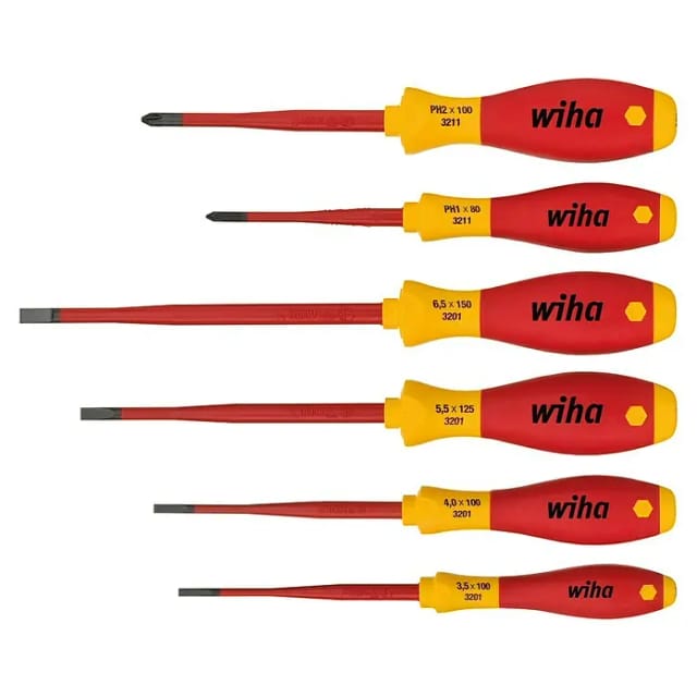 Schraubendreher-Set SoftFinish electric slimFix, 6-teilig