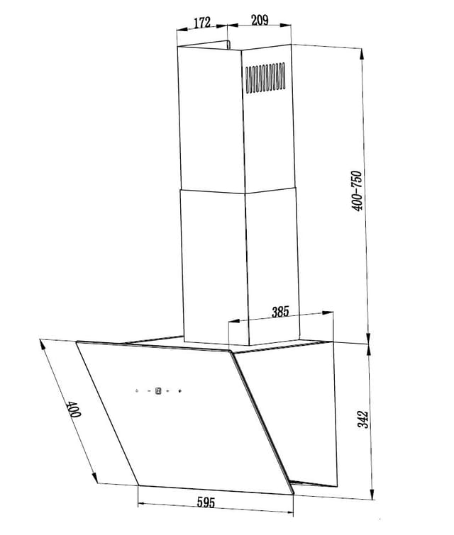 CH 24060 WAM, Dunstabzugshaube