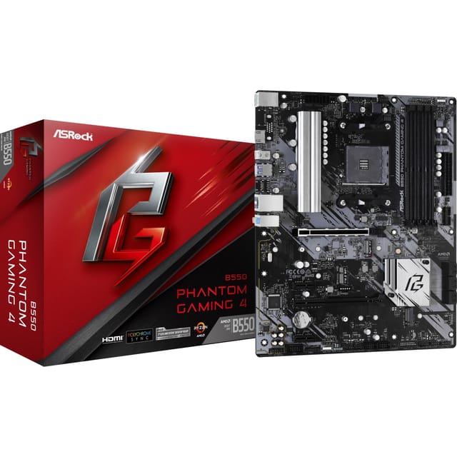 B550 Phantom Gaming 4, Mainboard