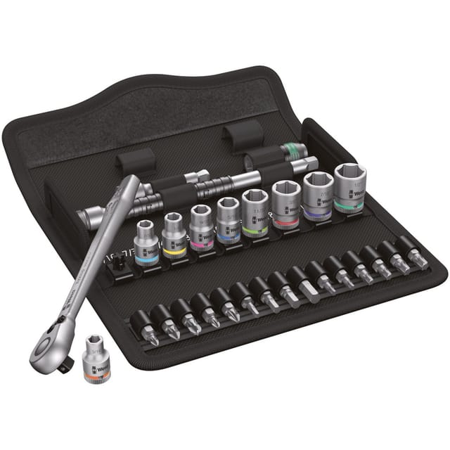 Zyklop Metal-Knarrensatz 8100 SA 11, Zoll-Größen, Werkzeug-Set