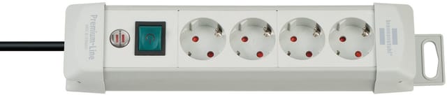 Premium-Line Steckdosenleiste 4-fach